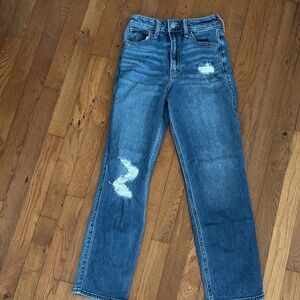 Hollister Blue Distressed Women Jeans